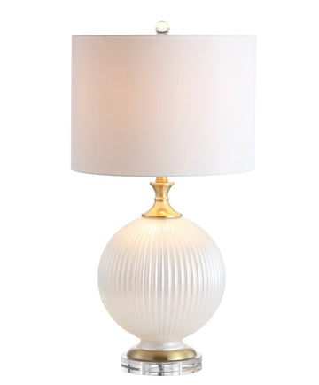 Lucette 26.5" Glass/Crystal LED Table Lamp - JONATHAN Y